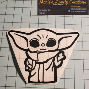 Baby Yoda Decal